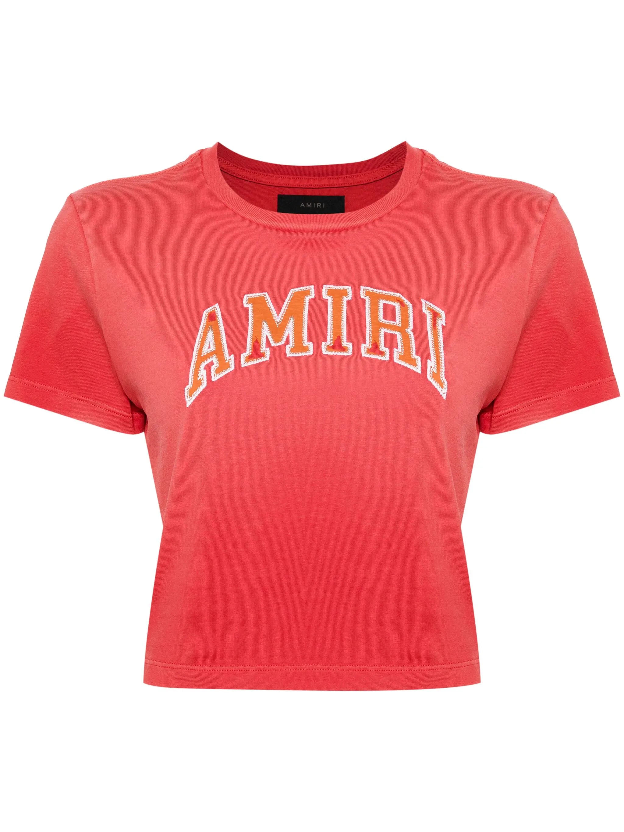 Tricou Amiri cu logo brodat