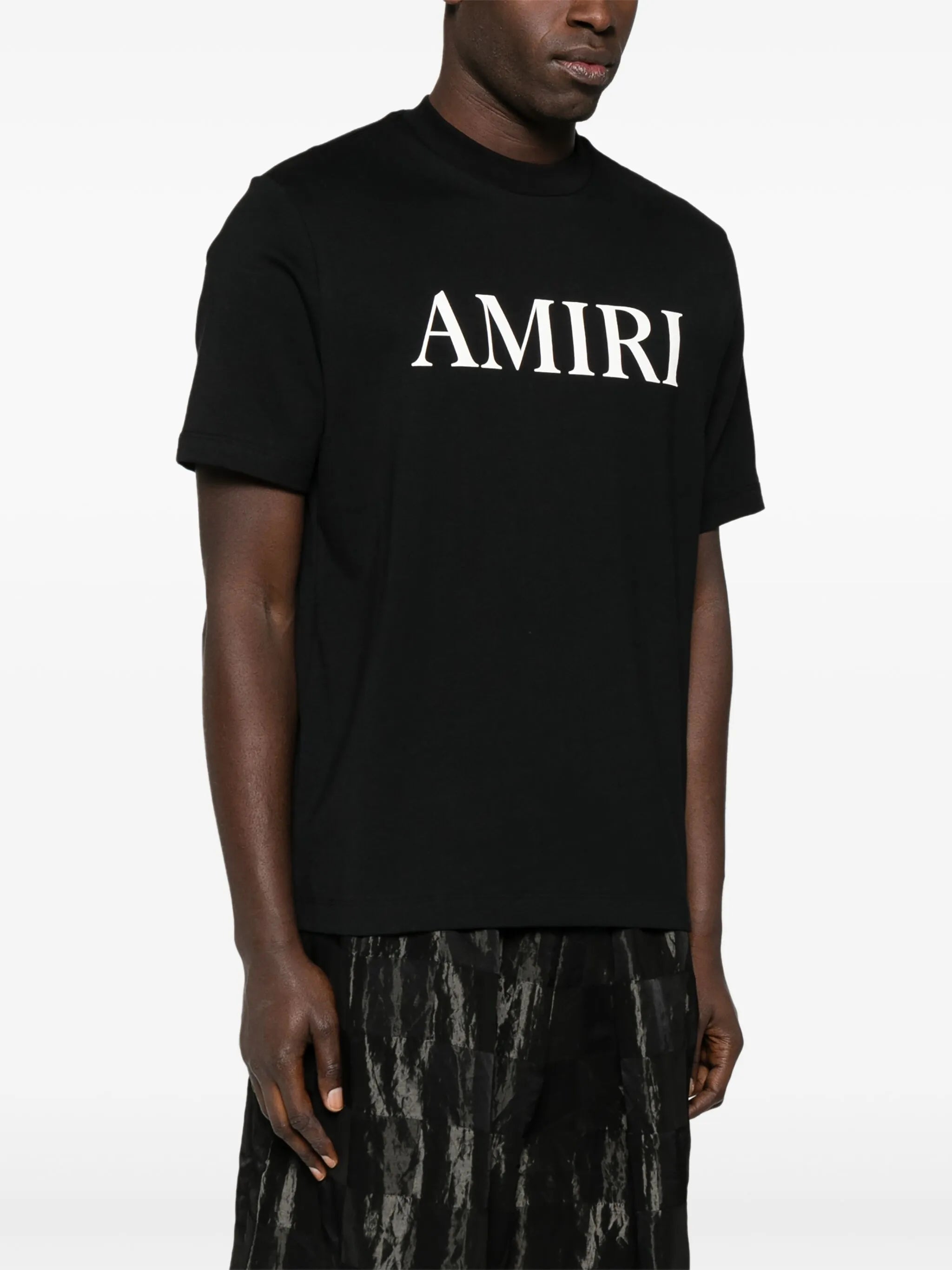 Tricou Amiri Logo Cauciucat