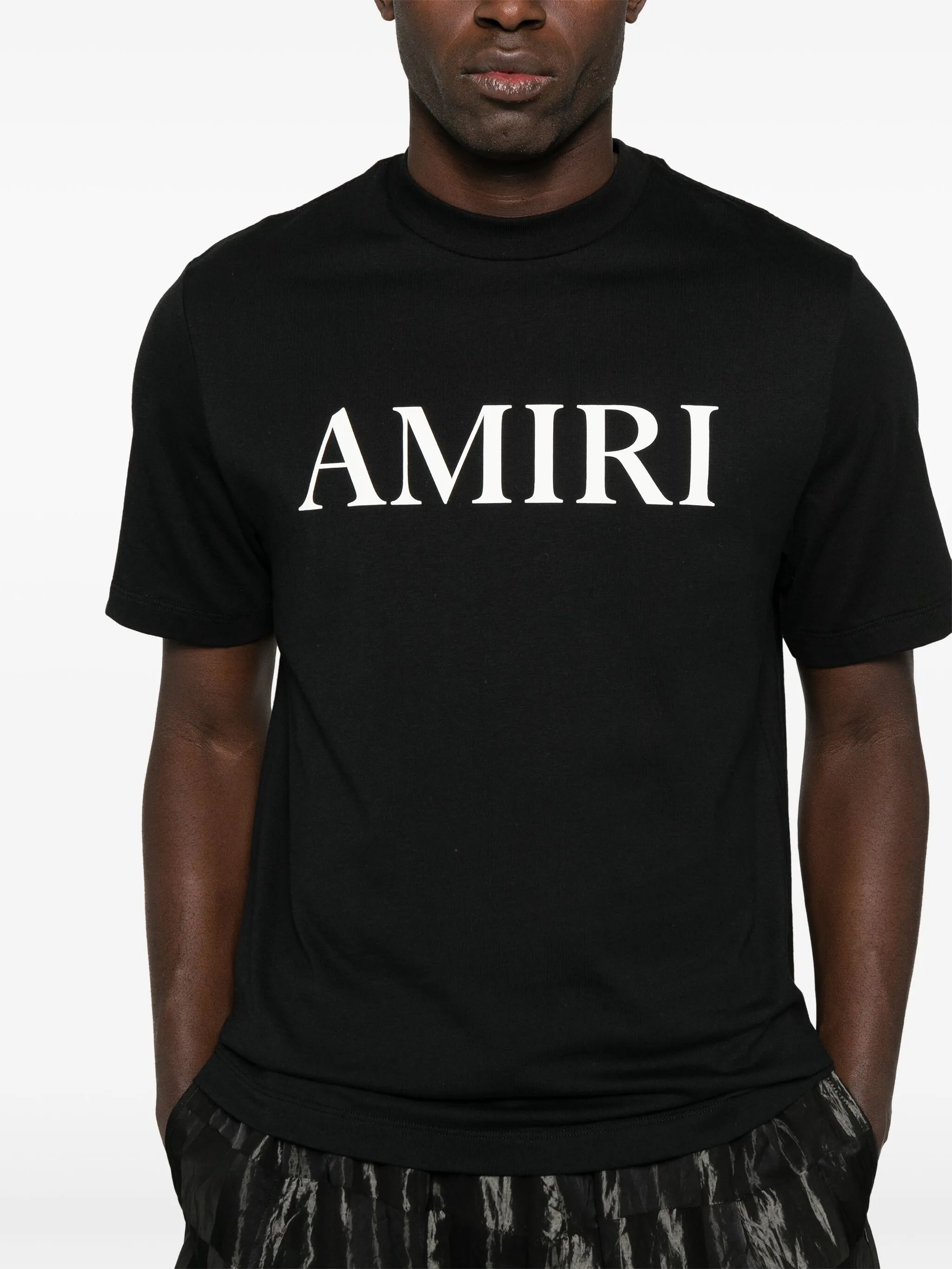 Tricou Amiri Logo Cauciucat