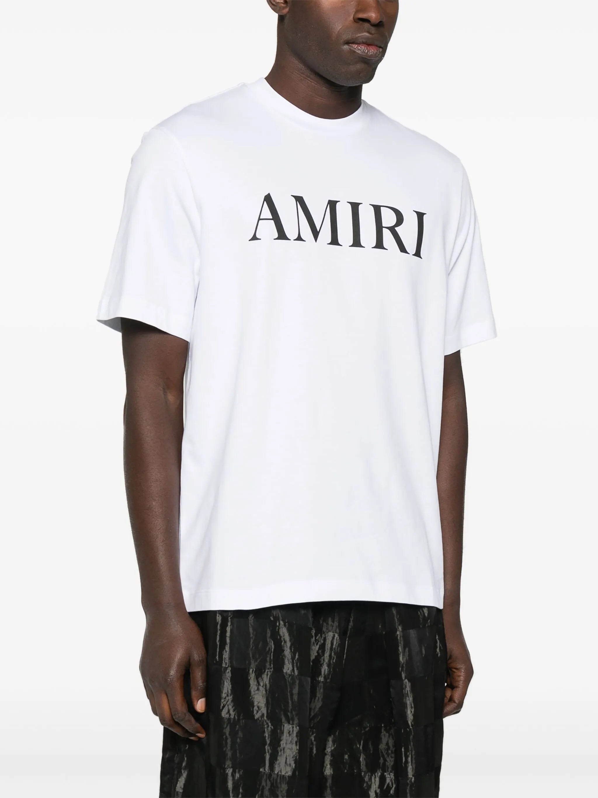 Tricou Amiri cu Logo Cauciucat