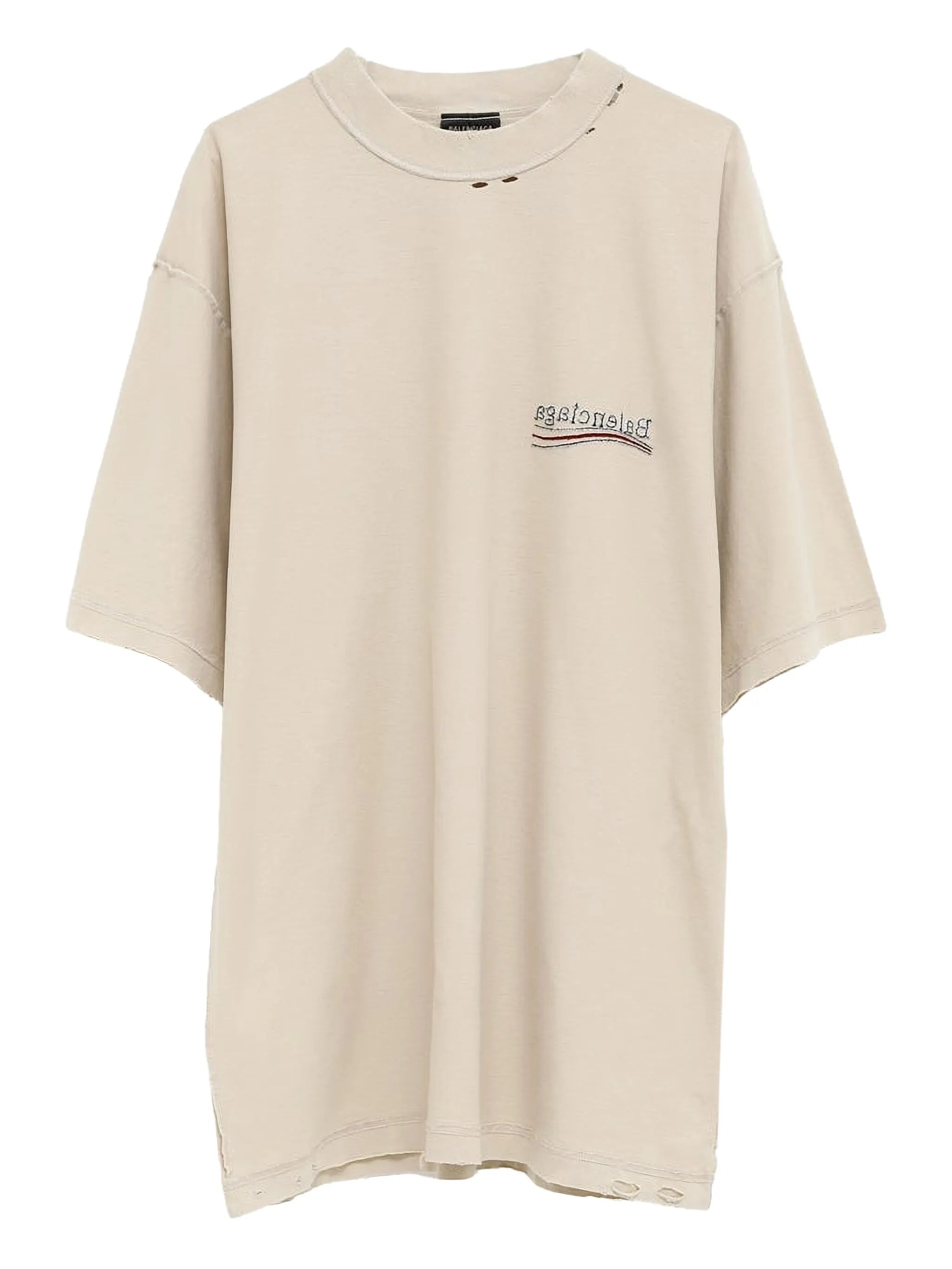 Tricou Balenciaga logo Campaign