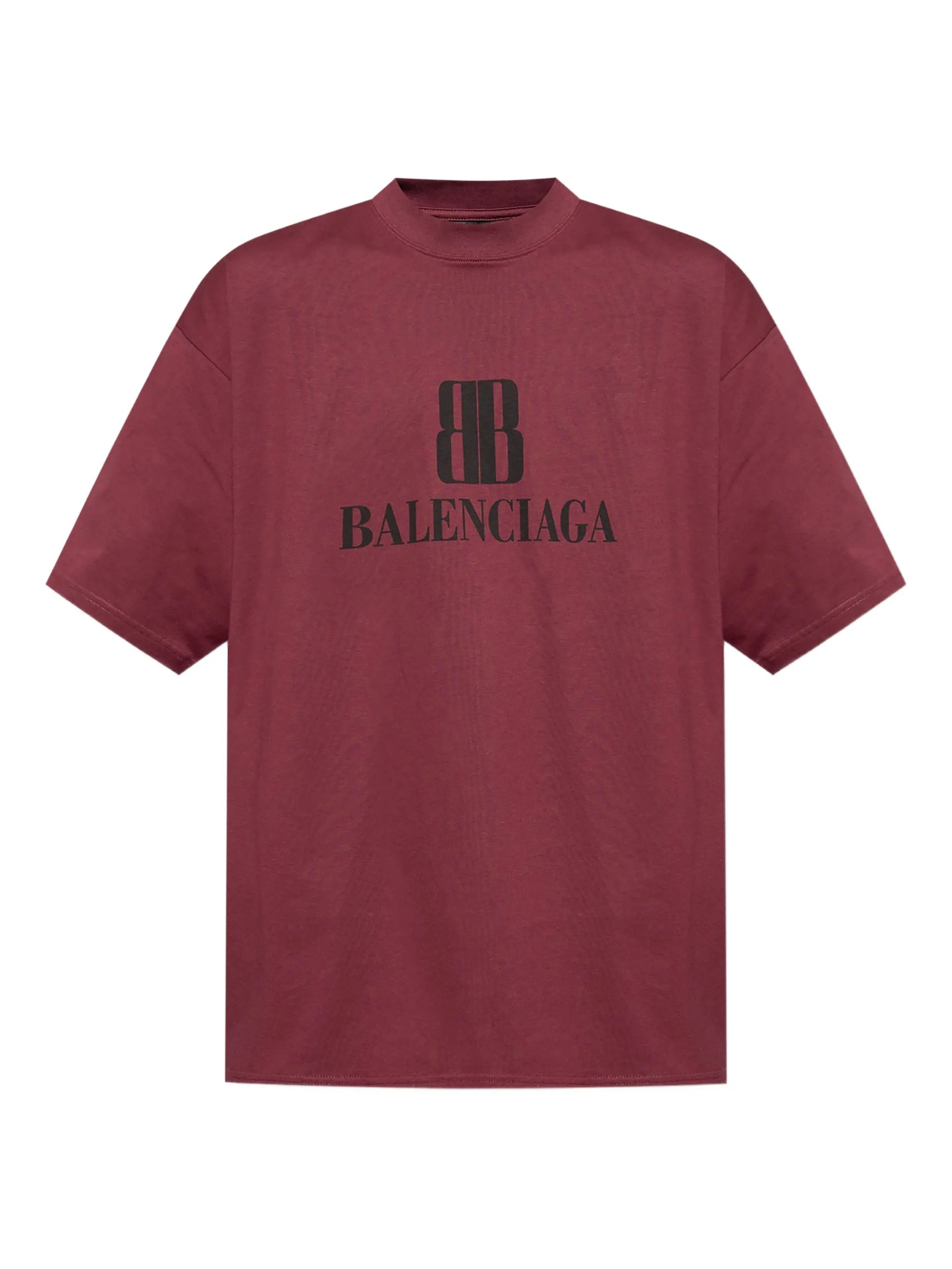 Tricou Balenciaga cu Logo Imprimat