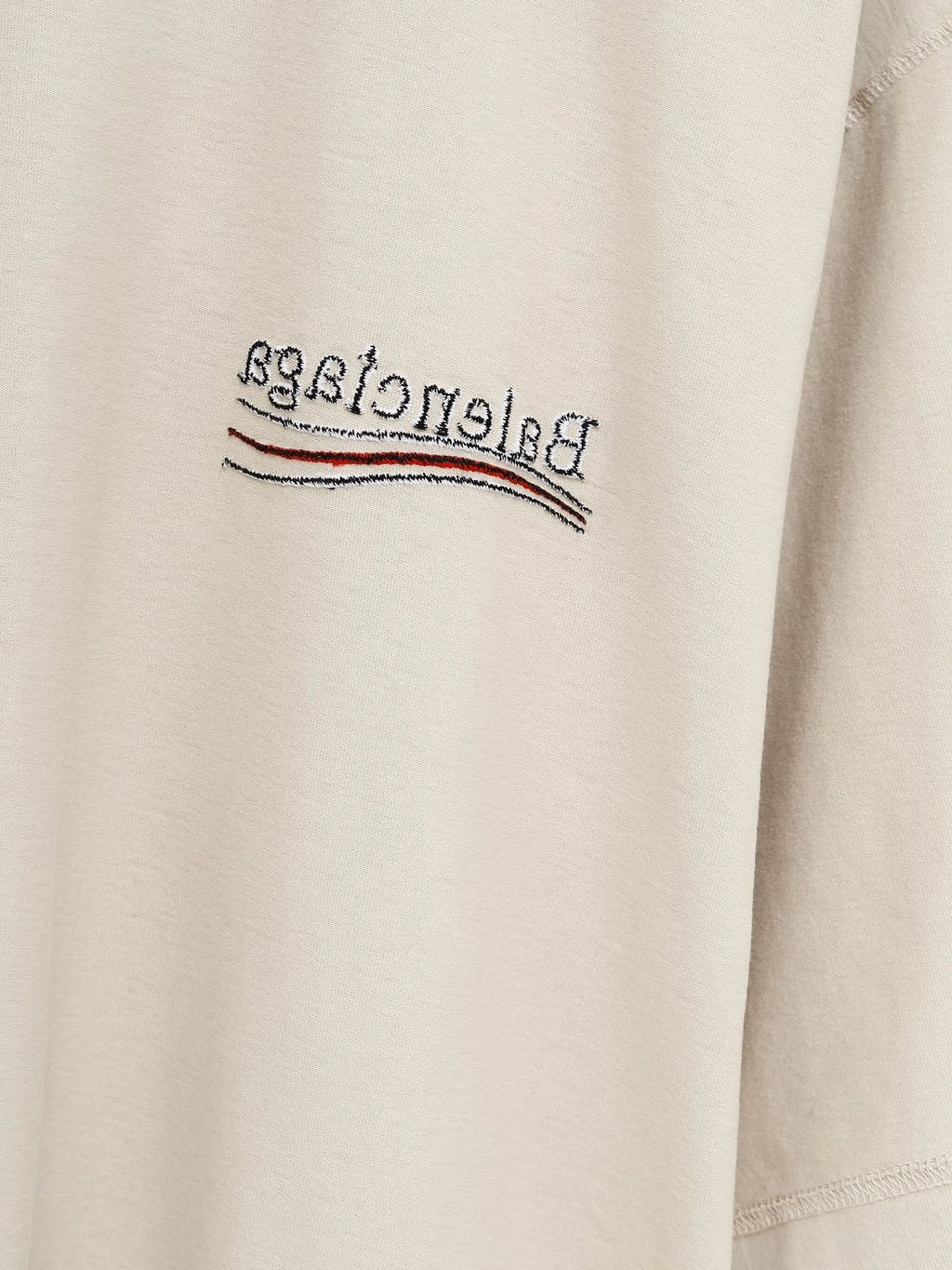 Tricou Balenciaga logo Campaign