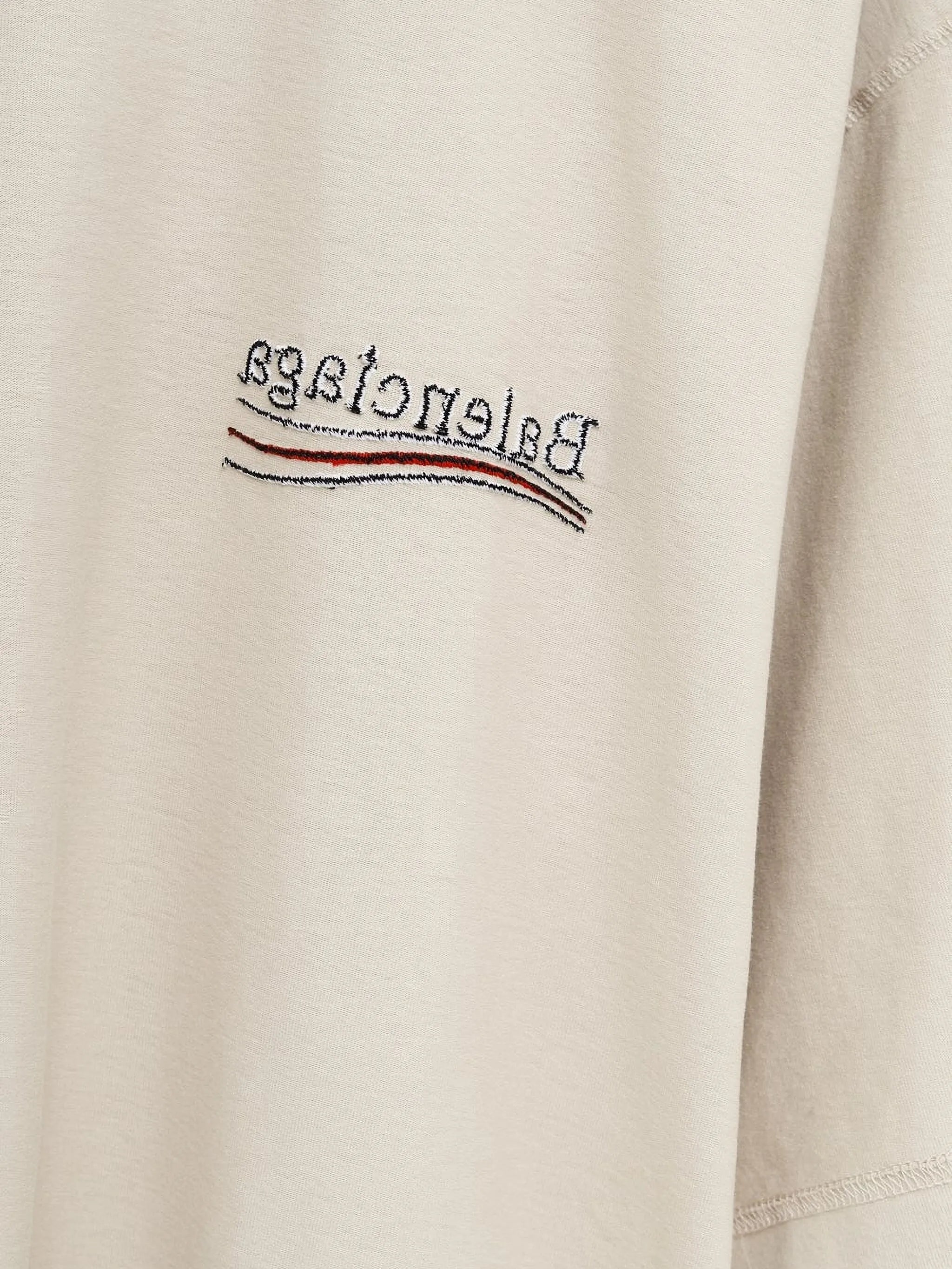 Tricou Balenciaga logo Campaign