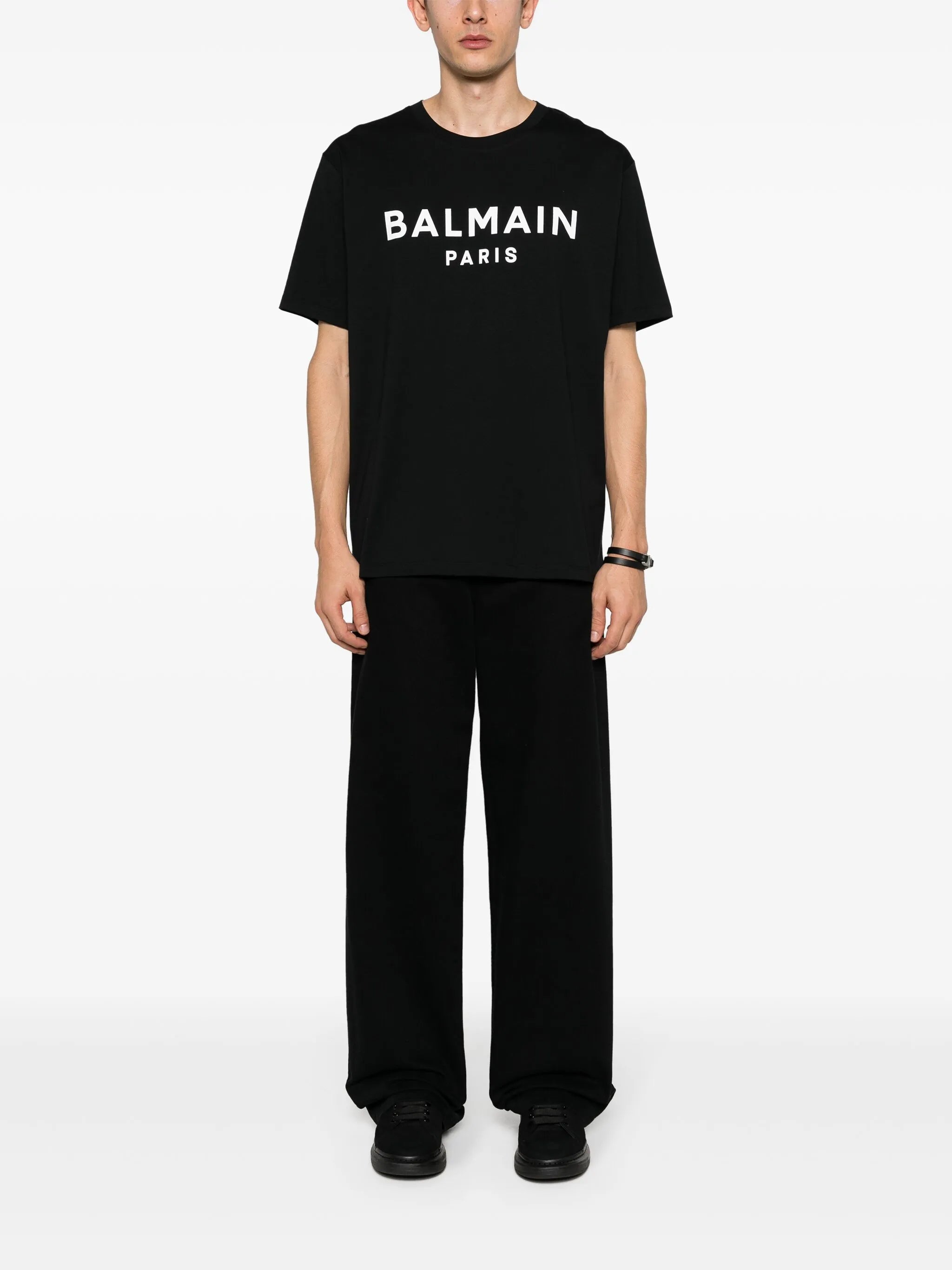 Tricou Balmain cu Logo Imprimat