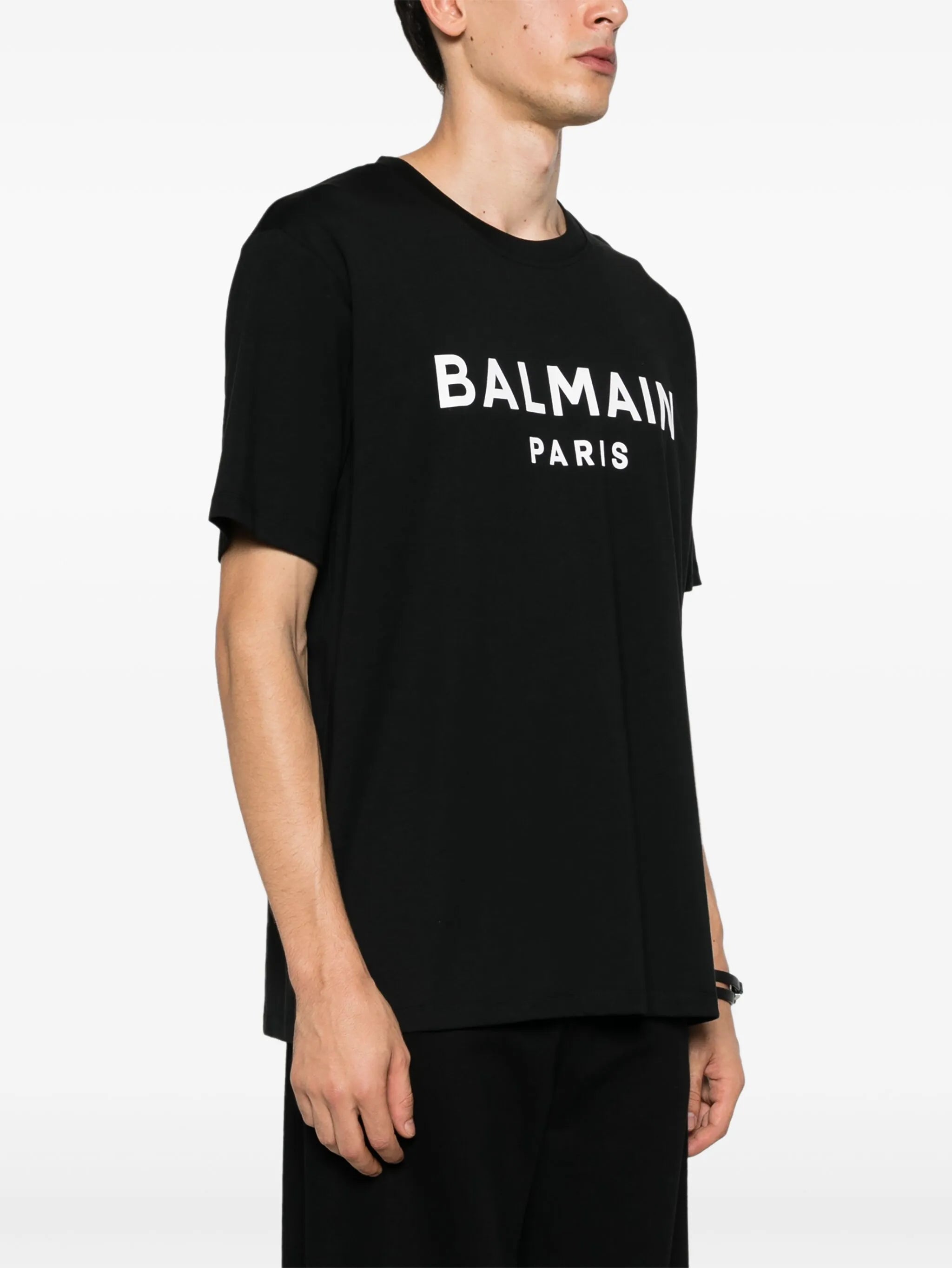 Tricou Balmain cu Logo Imprimat