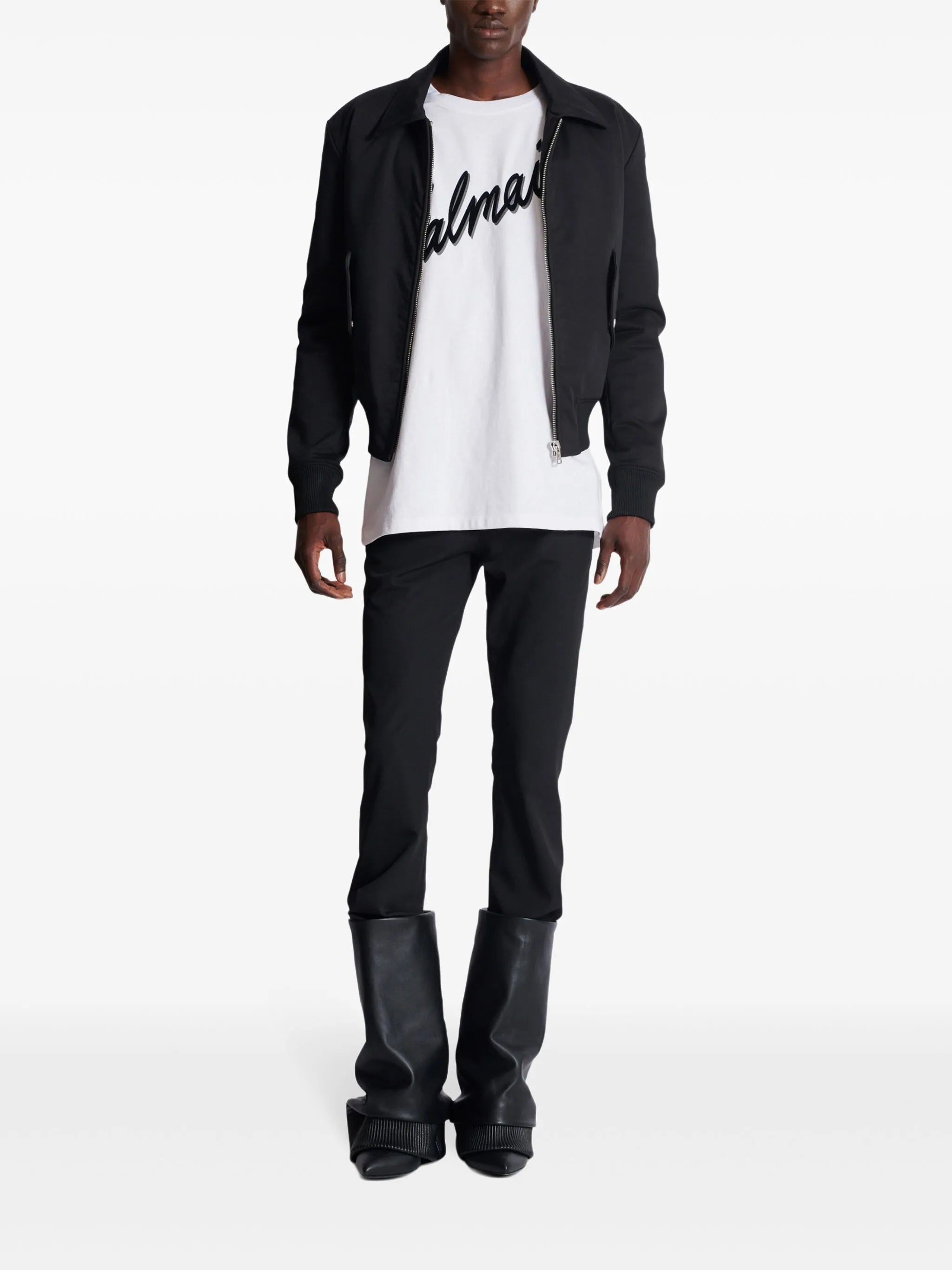 Tricou Balmain cu Logo Imprimat