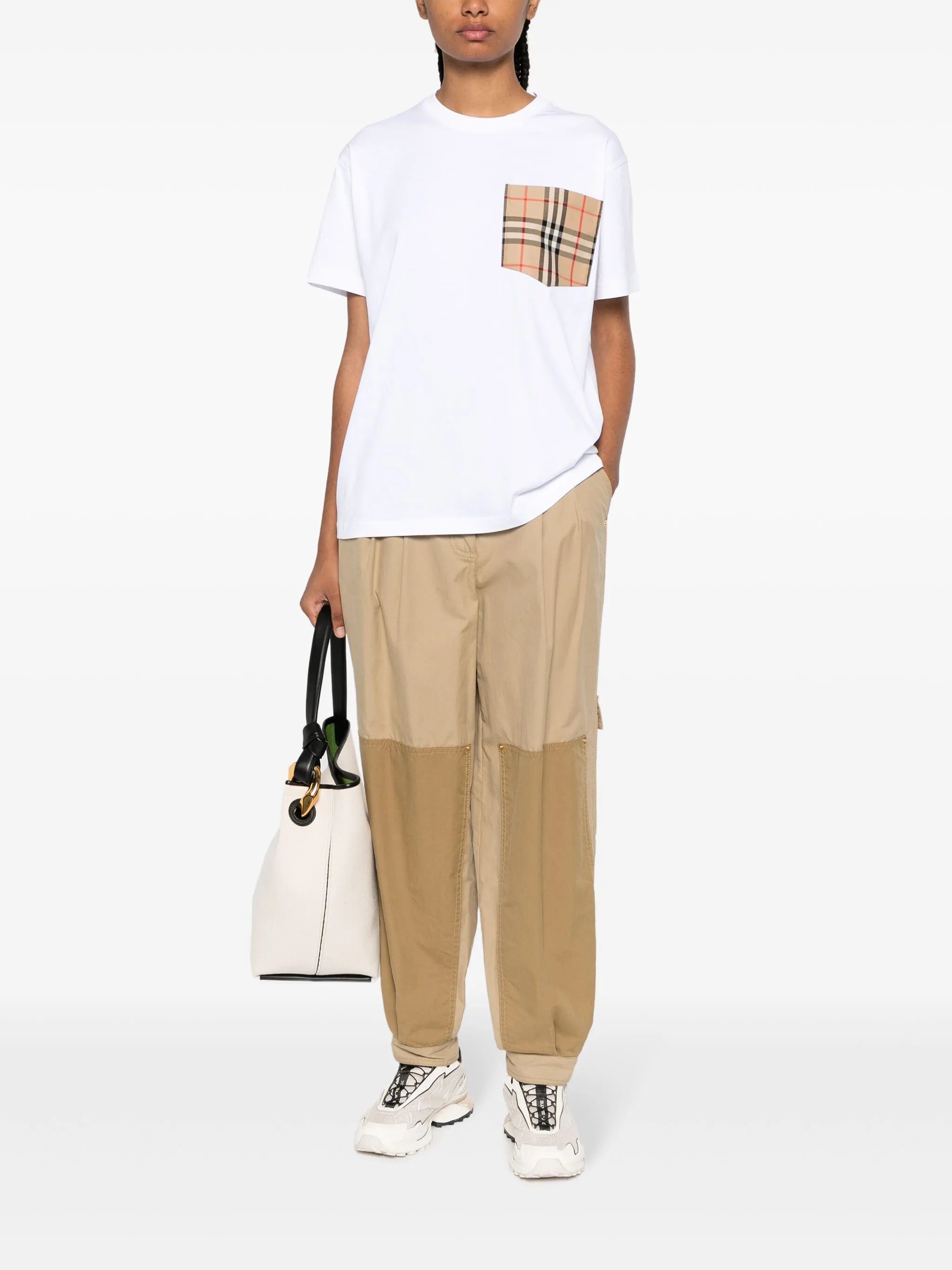 Tricou Burberry cu buzunar
