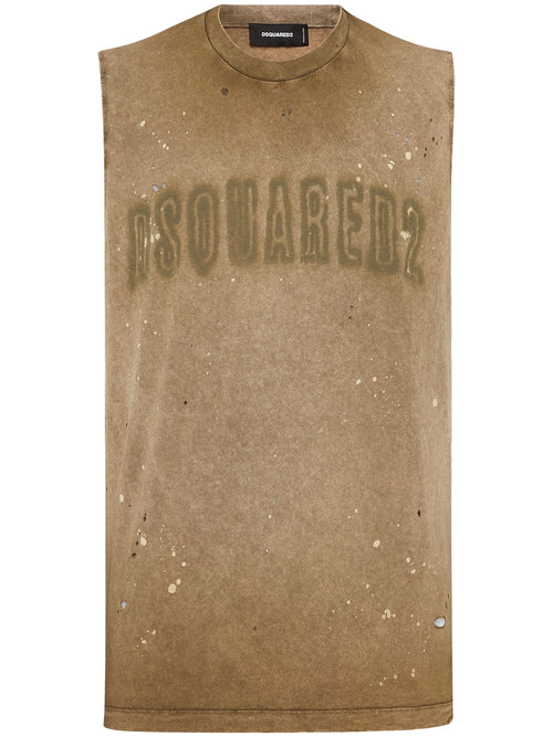 Maiou Dsquared2 cu Logo Imprimat