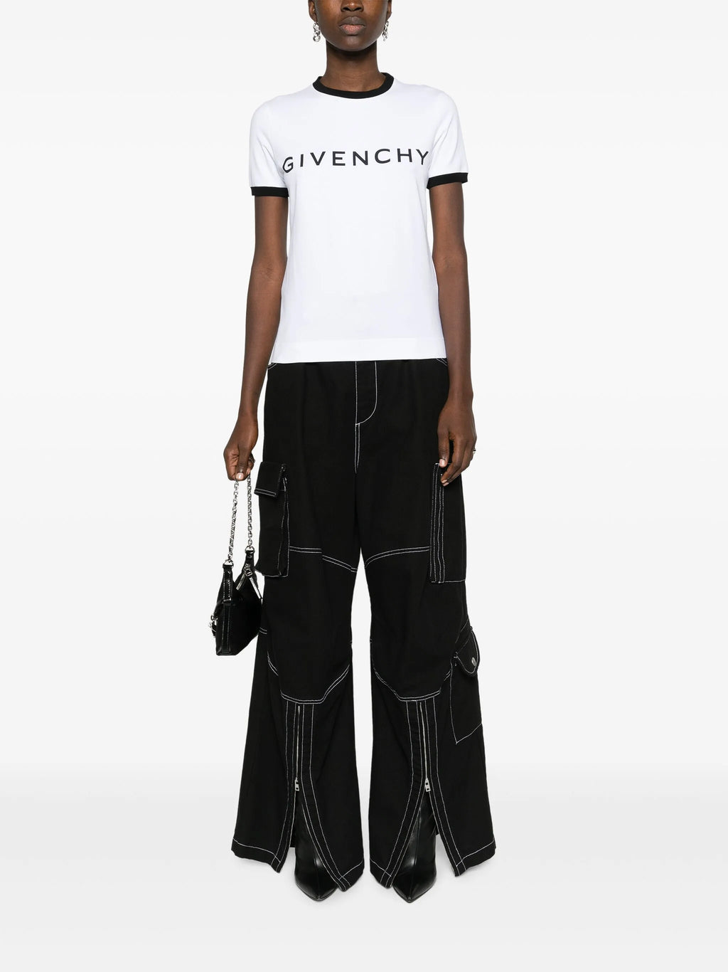 Tricou Givenchy cu logo imprimat