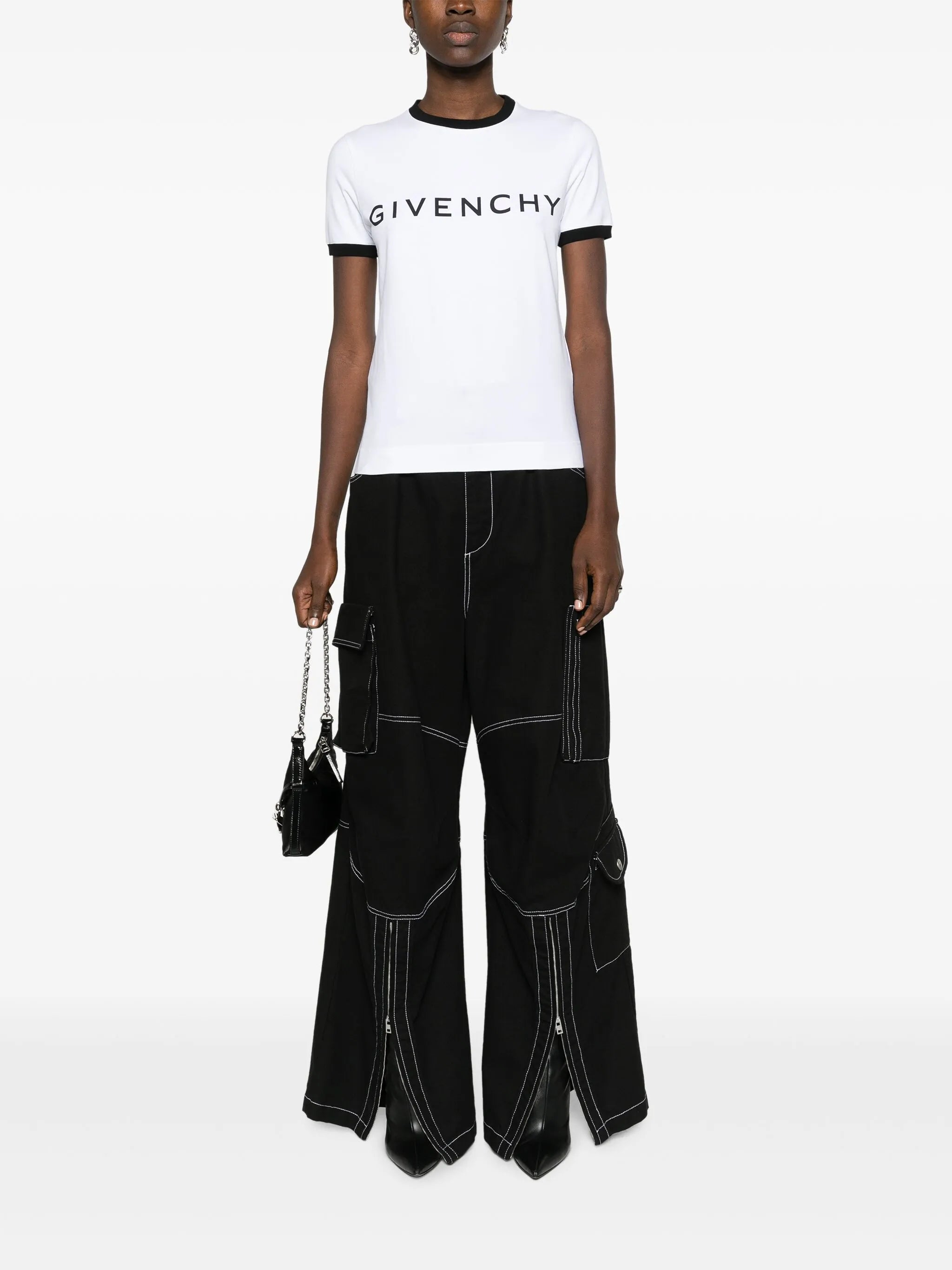 Tricou Givenchy cu logo imprimat
