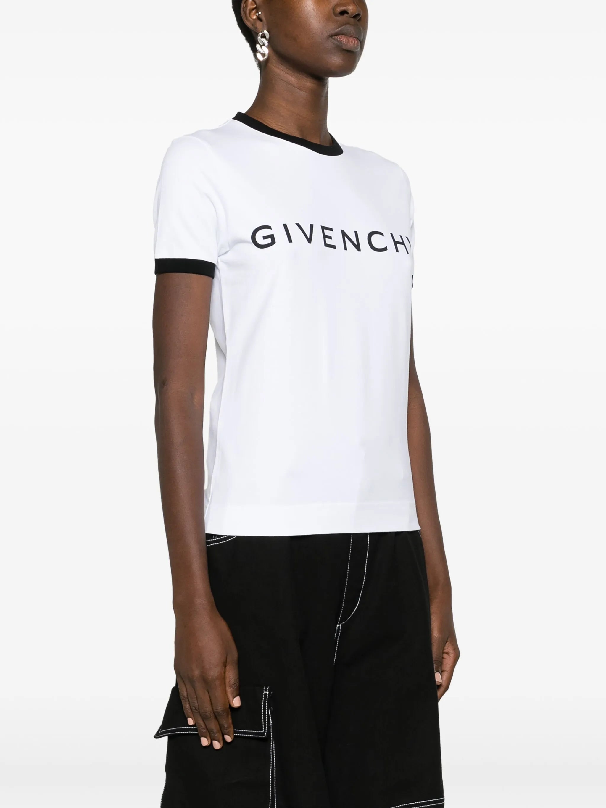 Tricou Givenchy cu logo imprimat