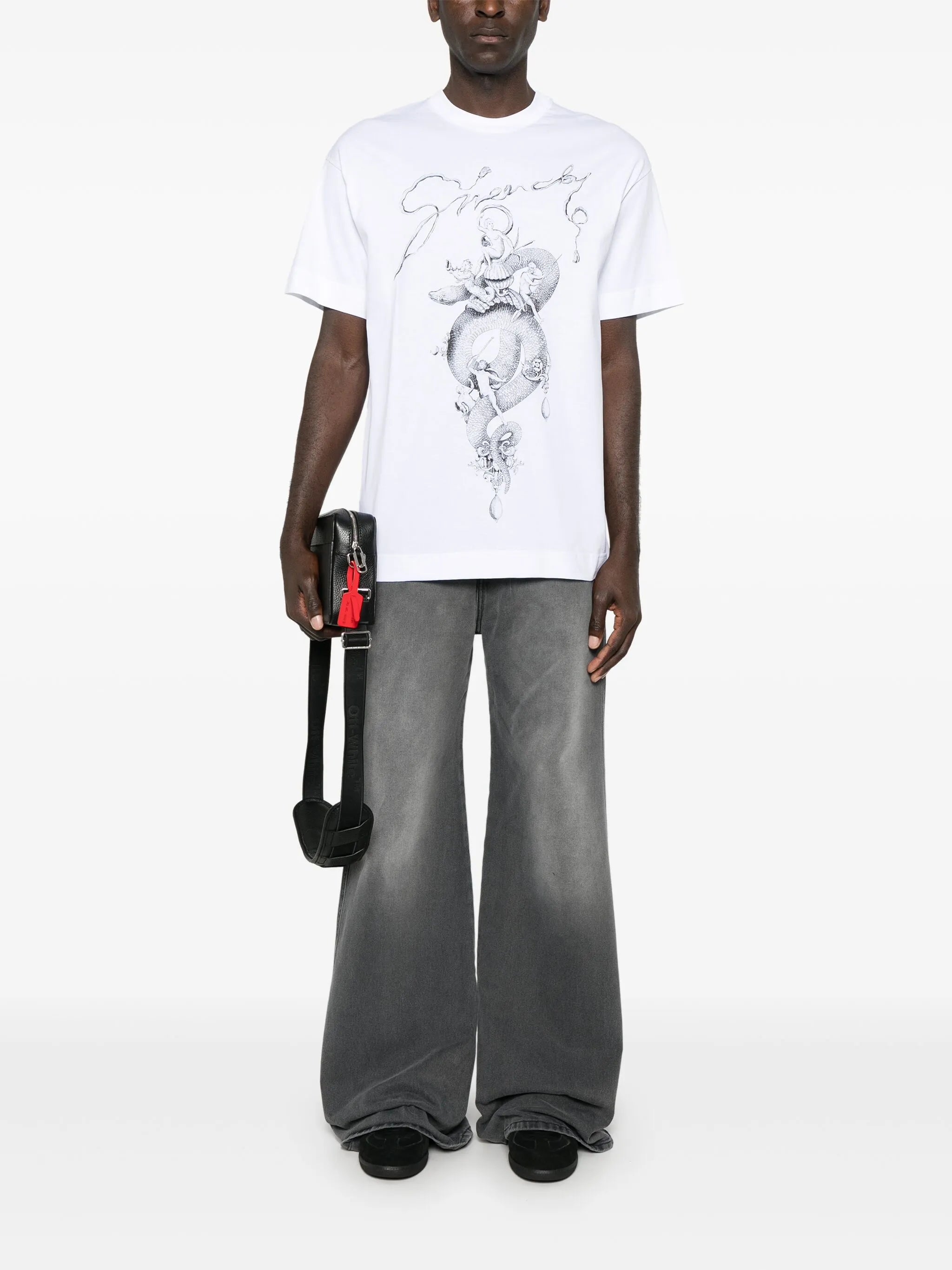 Tricou Givenchy Imprimeu Sarpe