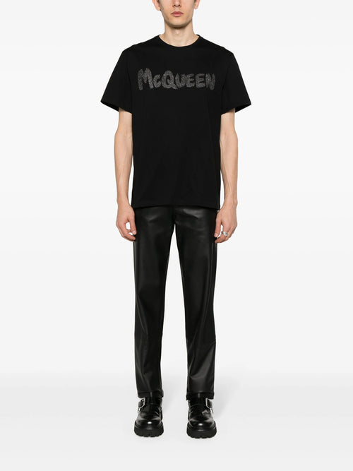 Tricou Alexander McQueen cu logo imprimat