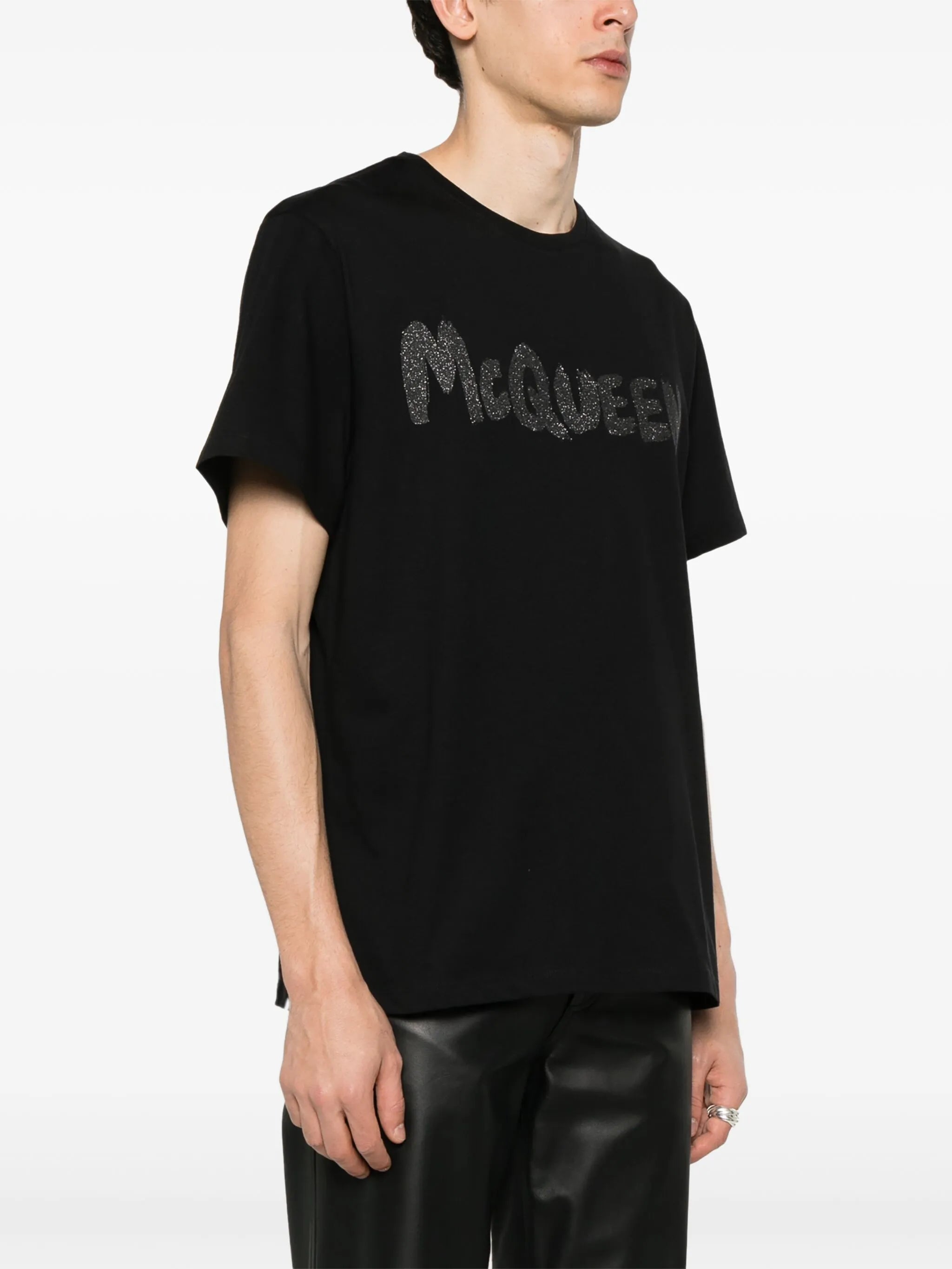 Tricou Alexander McQueen cu logo imprimat
