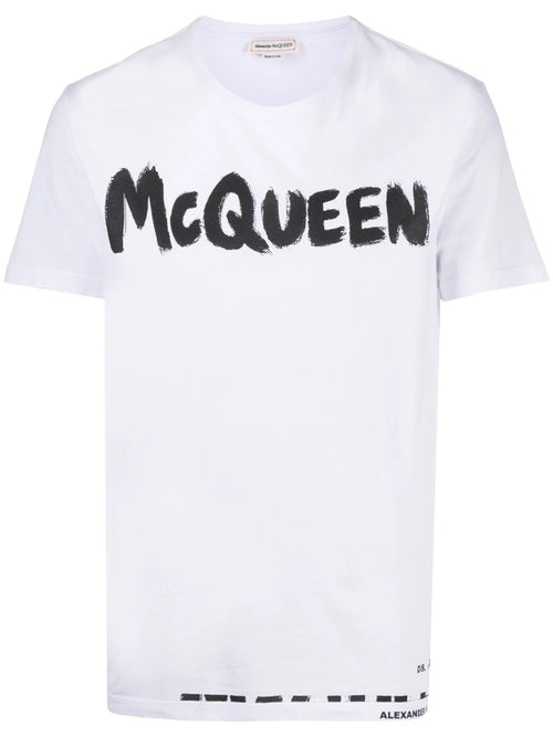 Tricou Alexander McQueen Graffiti Logo