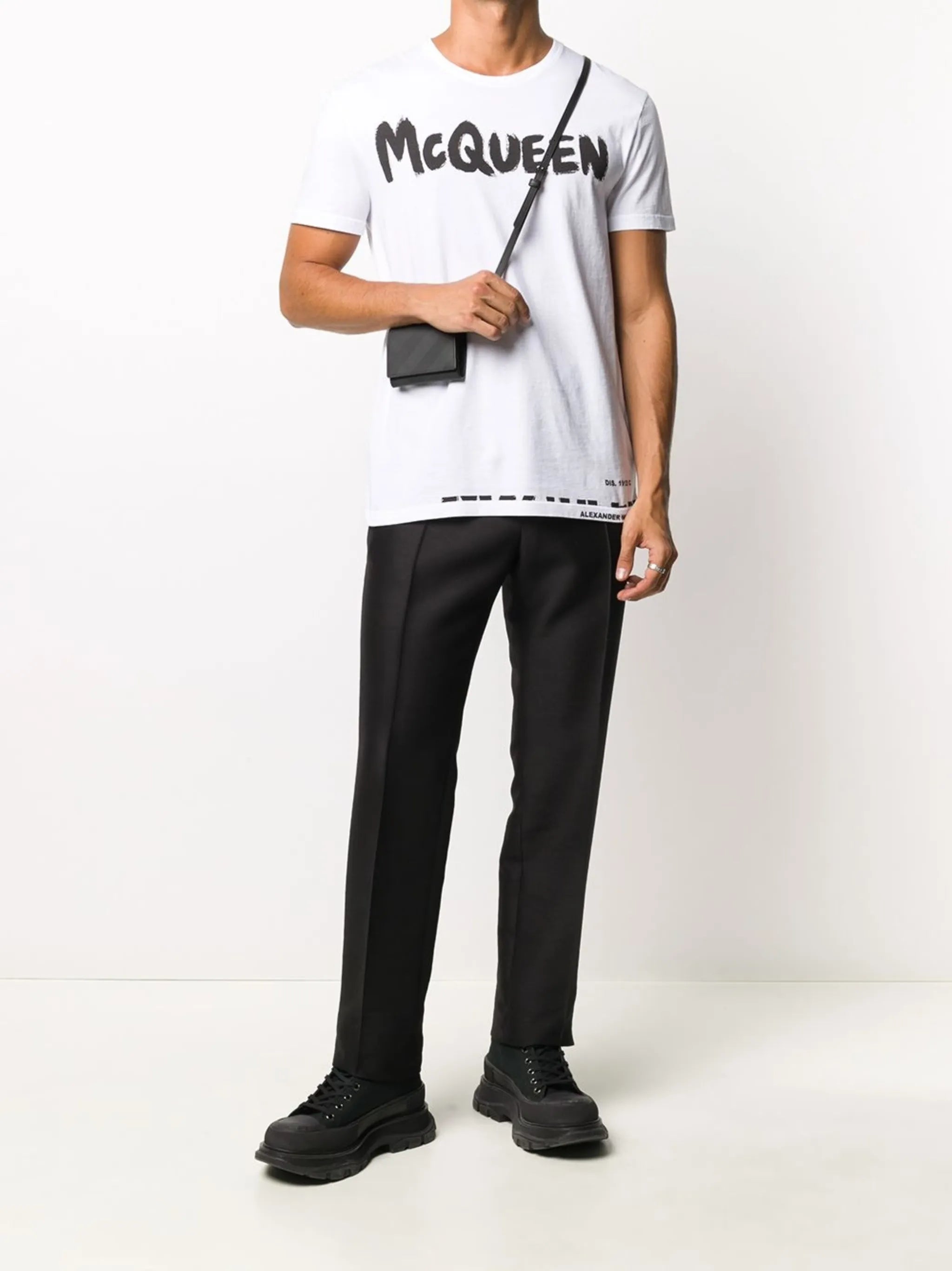 Tricou Alexander McQueen Graffiti Logo