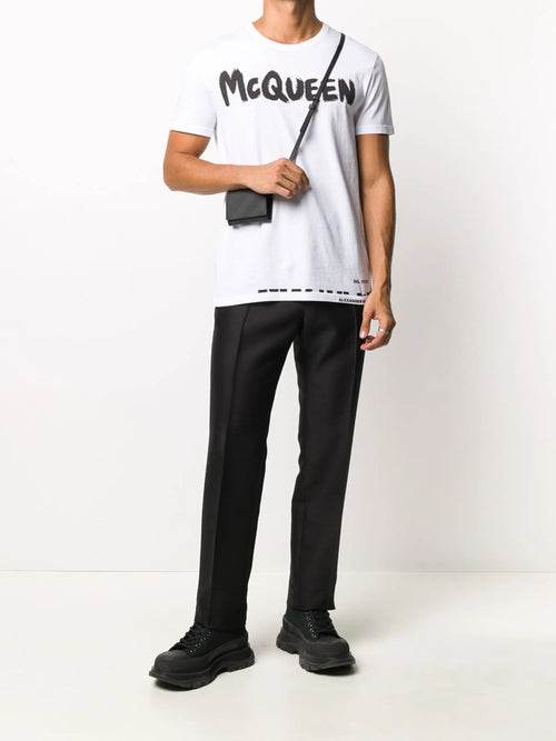 Tricou Alexander McQueen Graffiti Logo