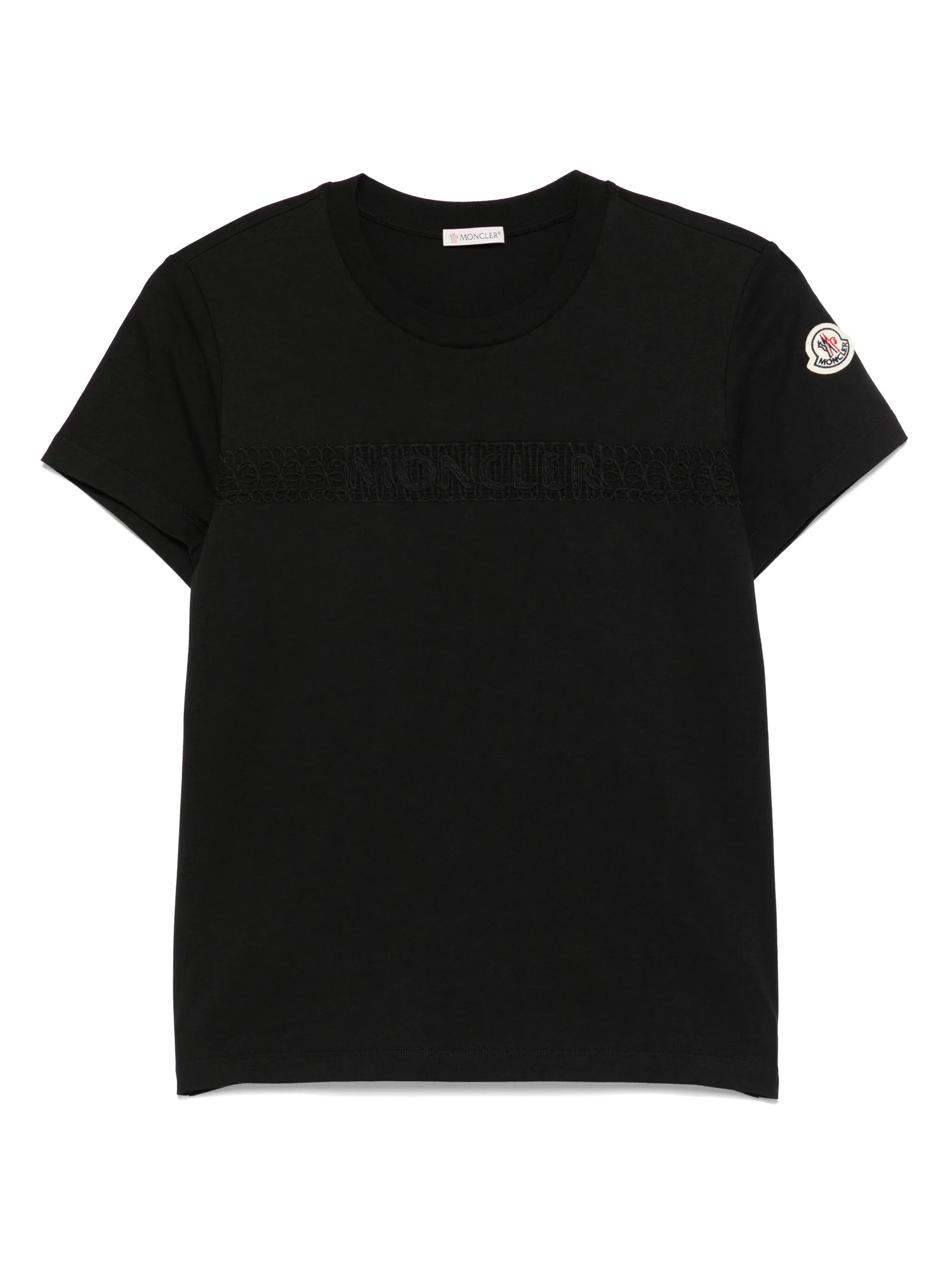 Tricou Moncler cu logo brodat