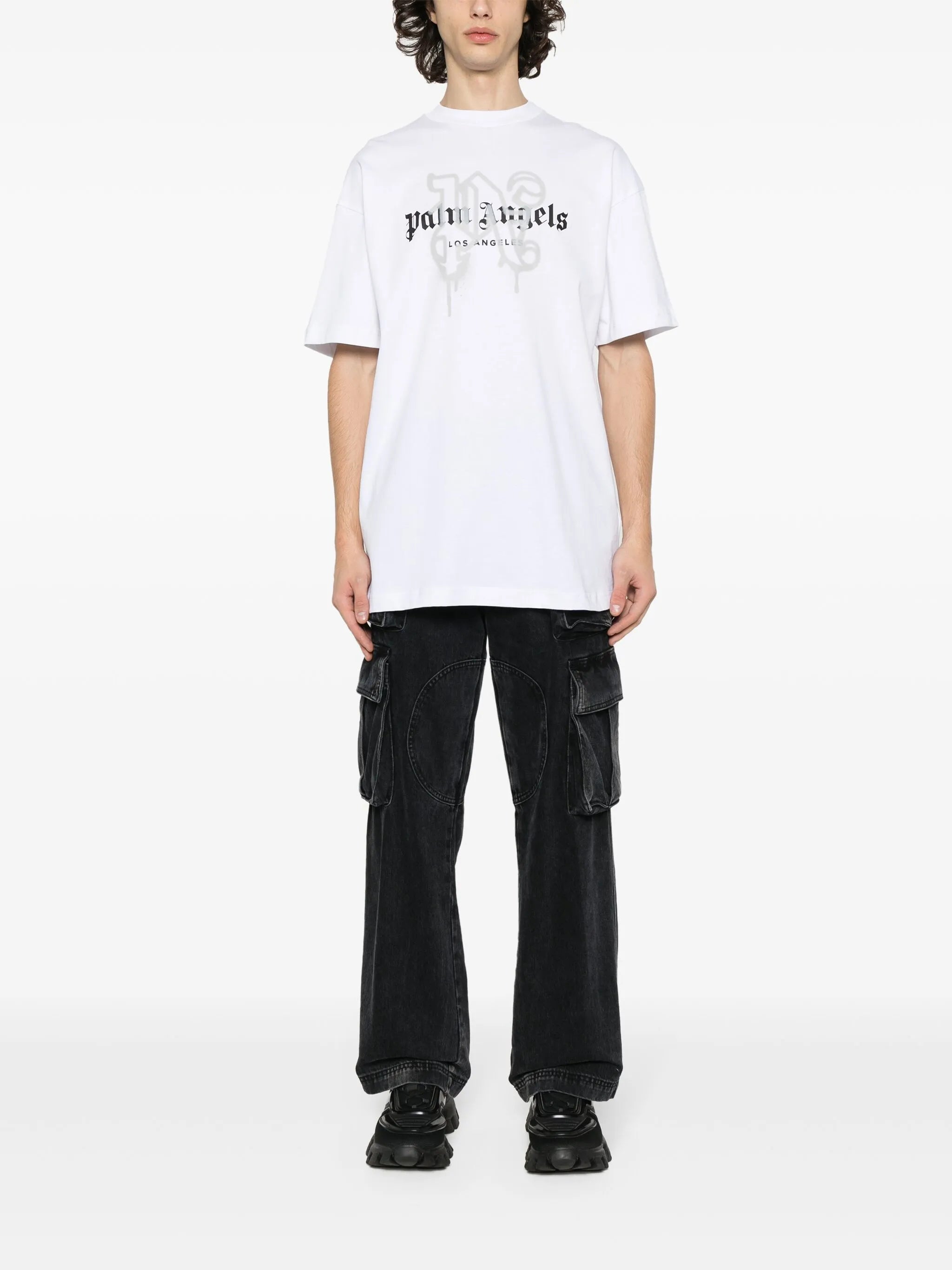 Tricou Palm Angels Monograma Los Angeles