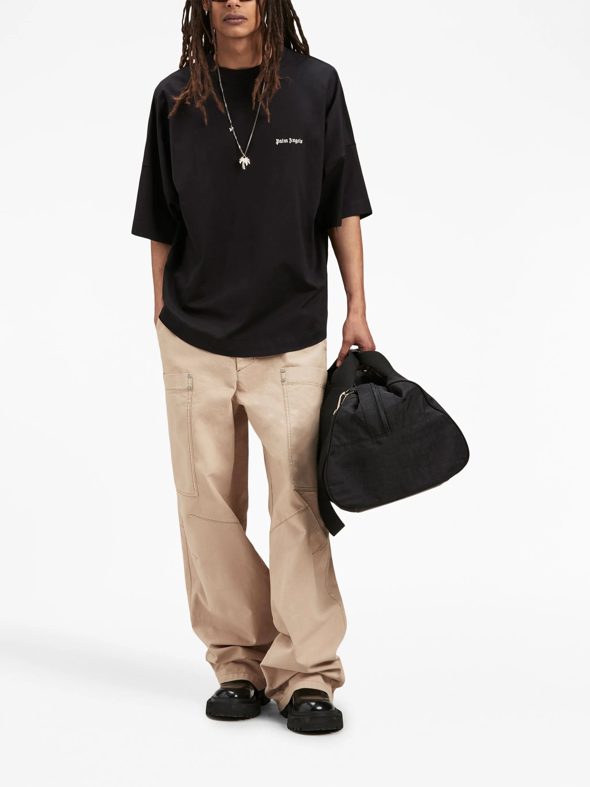 Tricou Palm Angels Logo Brodat